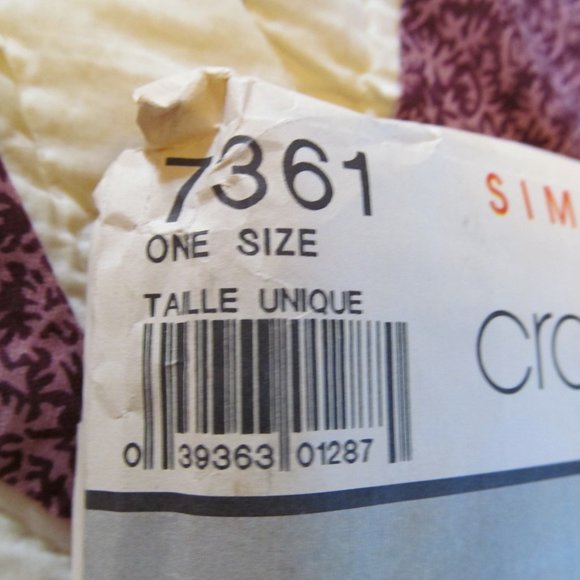 Vtg 1980s Simplicity 7361 Sewing Craft UNCUT Pattern Babies' Room Accessories - Picture 3 of 12